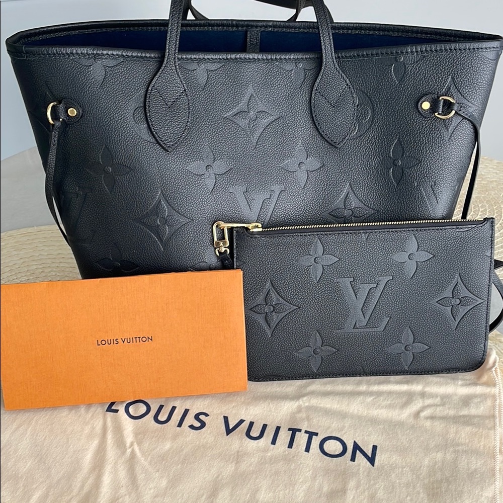 Louis Vuitton Black Monogram Tote Bag